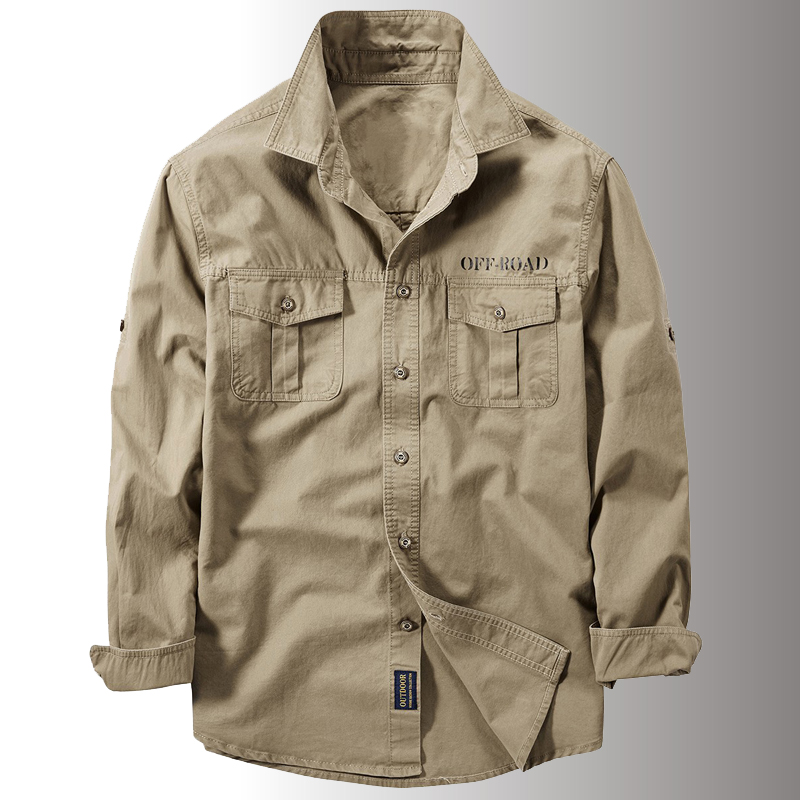 Tactical Military Shirt Cargo - Kemeja Taktis Militer Multi-saku Musim Semi