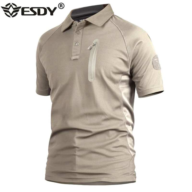 Tactical Military Shirt Cargo - Kaus Lengan Panjang Pendek Pria Musim