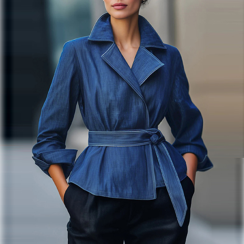 Jeans - Jaket Denim Wanita Musim Gugur Semi
