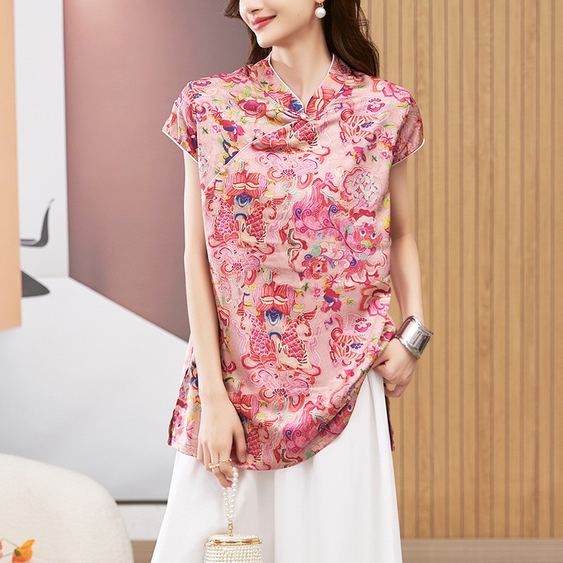Blus Wanita Lengan Pendek Kera - Shirts ulasan dan harga