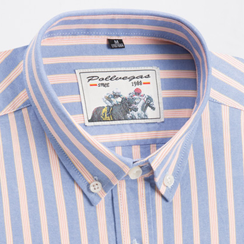 Kemeja Lengan Panjang Kasual P - Oxford Cotton Casual Shirt Business ulasan dan harga