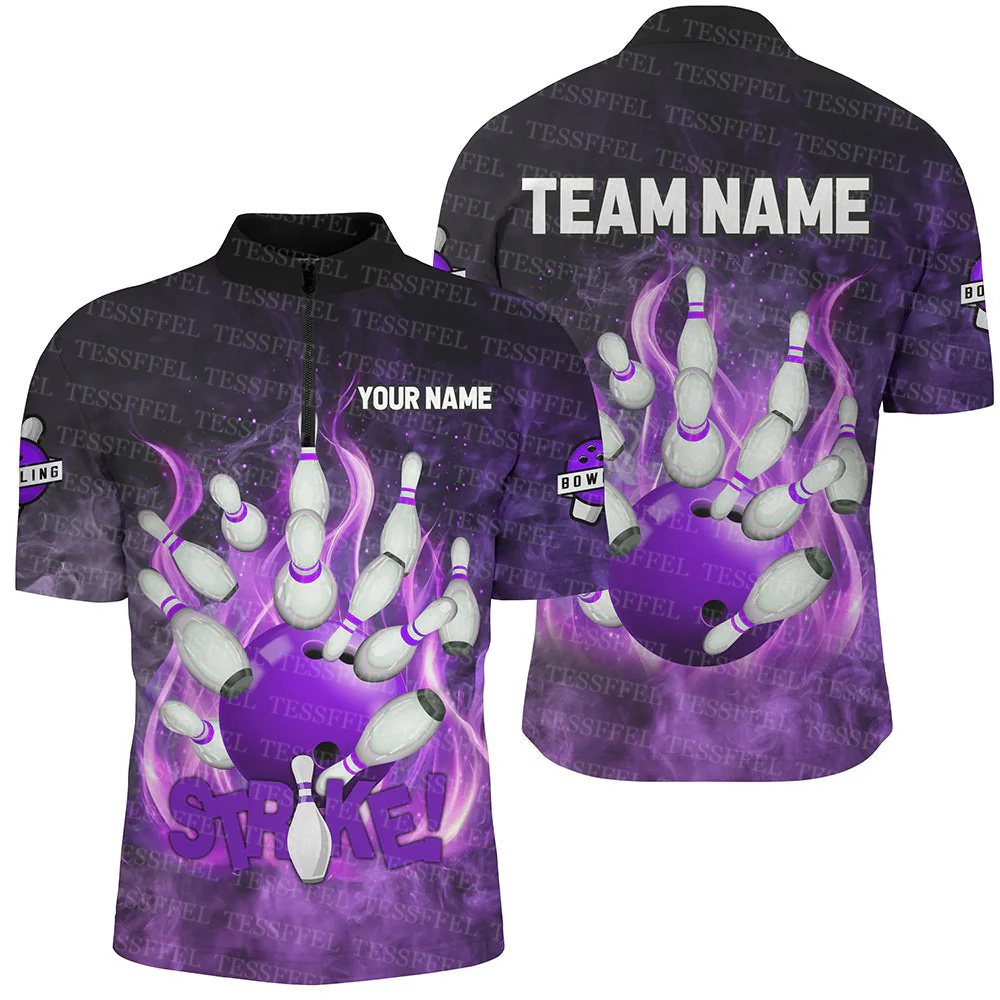 Nama Kustom Graffiti Flame Str - Short Sleeve Bowling Shirt Retro ulasan dan harga