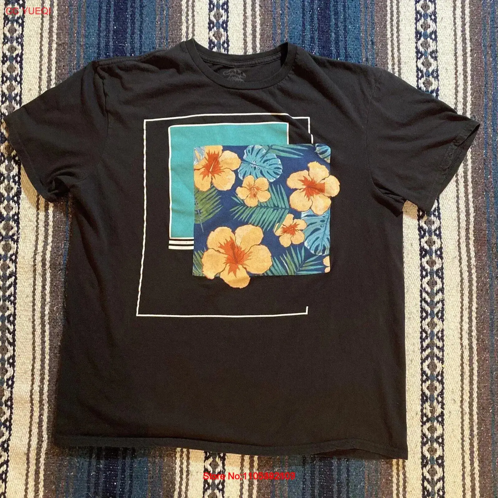 Kaos Gaya Y2K Art Deco Geometr - Vintage Hawaiian Floral Shirt ulasan dan harga