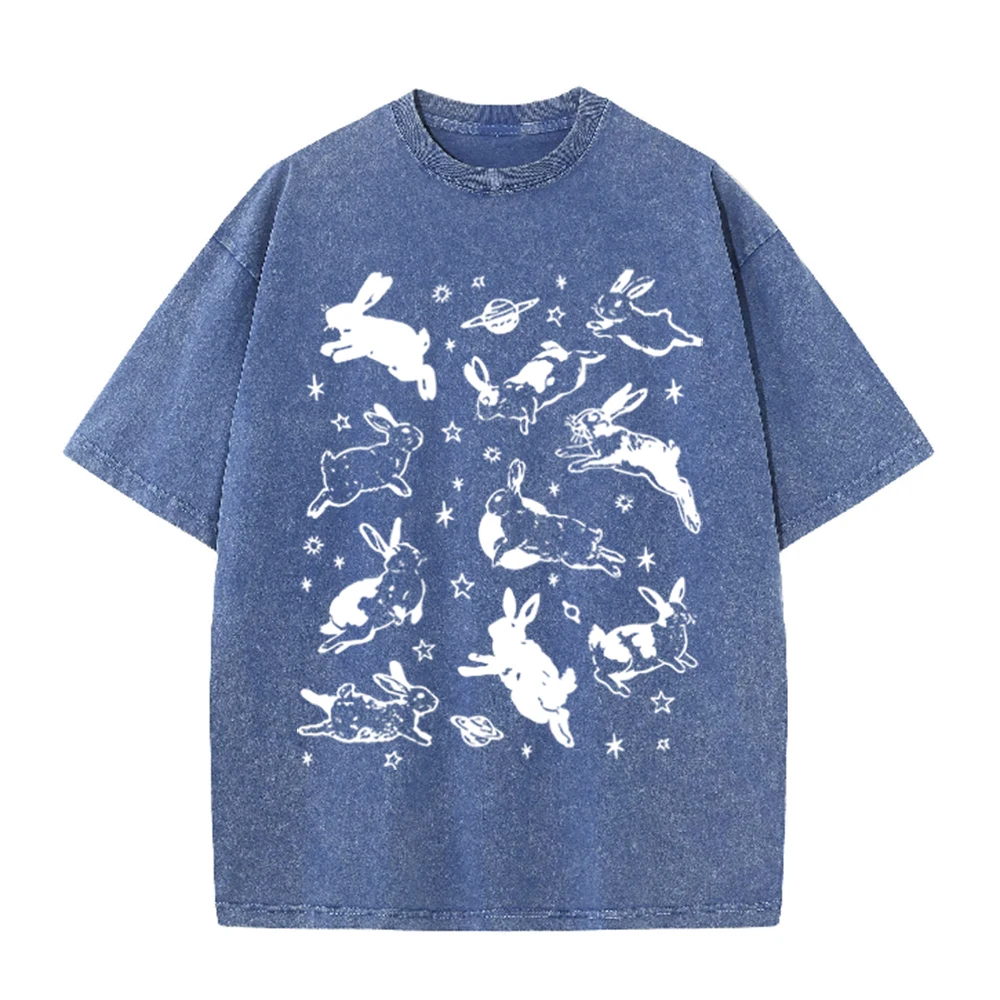Kaos Vintage Kelinci Luar Angk - Acid Wash Vintage Graphic T Shirt ulasan dan harga