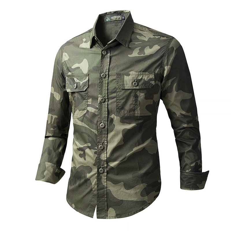Kemeja Kargo Taktis Pria Musim - Tactical Military Shirt Cargo ulasan dan harga