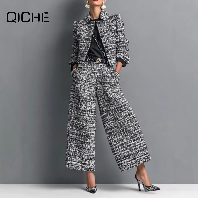 QICHE Setelan Wanita Eropa Ter - Jackets ulasan dan harga