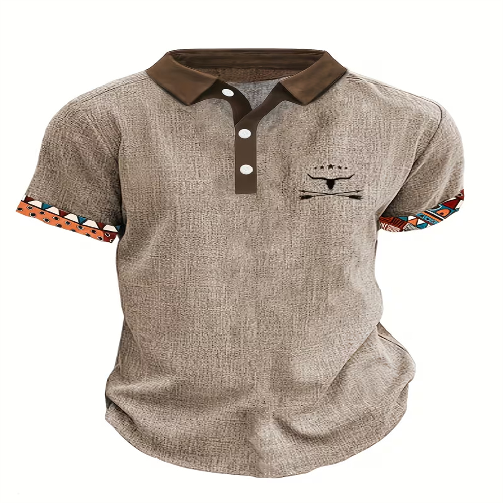 Kemeja Polo Lengan Pendek Pria - Vintage Hawaiian Floral Shirt ulasan dan harga