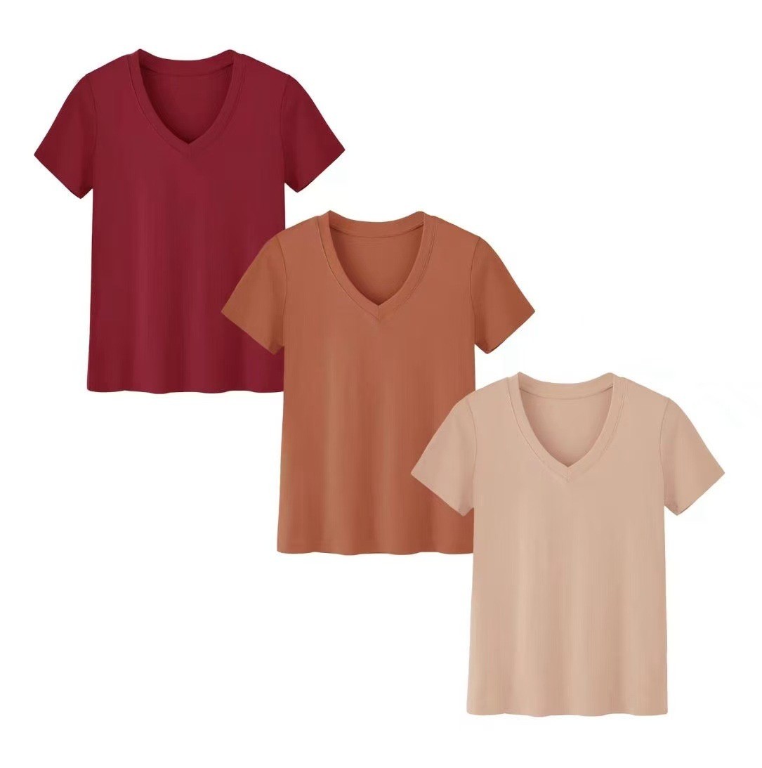 Setelan Rajut Lengan Pendek Ke - T-Shirts ulasan dan harga