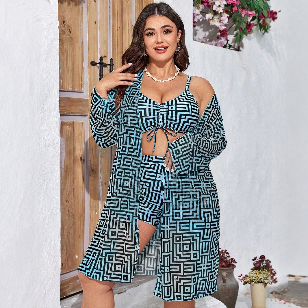 Baju Renang 3-Potong Ukuran Be - Shorts ulasan dan harga
