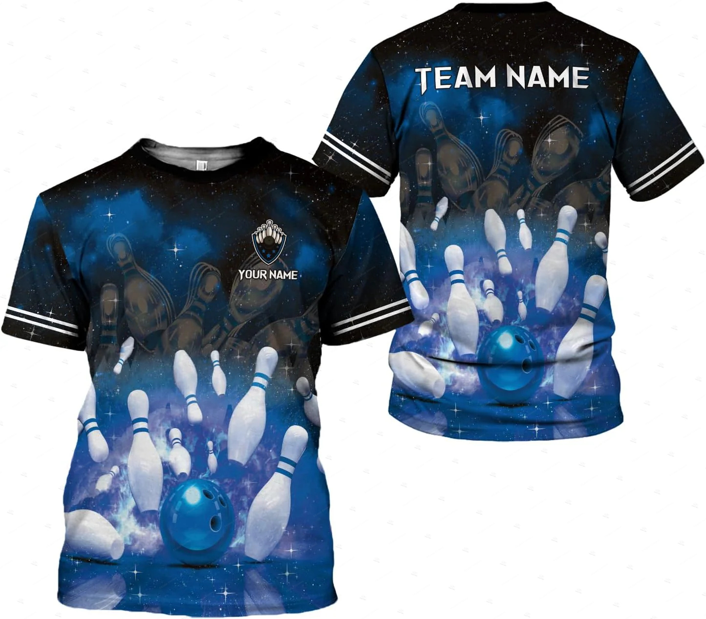 Nama Kustom Gradien Bowling Ap - Short Sleeve Bowling Shirt Retro ulasan dan harga