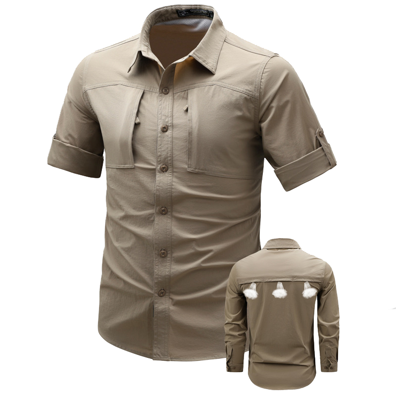 Kemeja Kargo Lengan Panjang Pr - Tactical Military Shirt Cargo ulasan dan harga