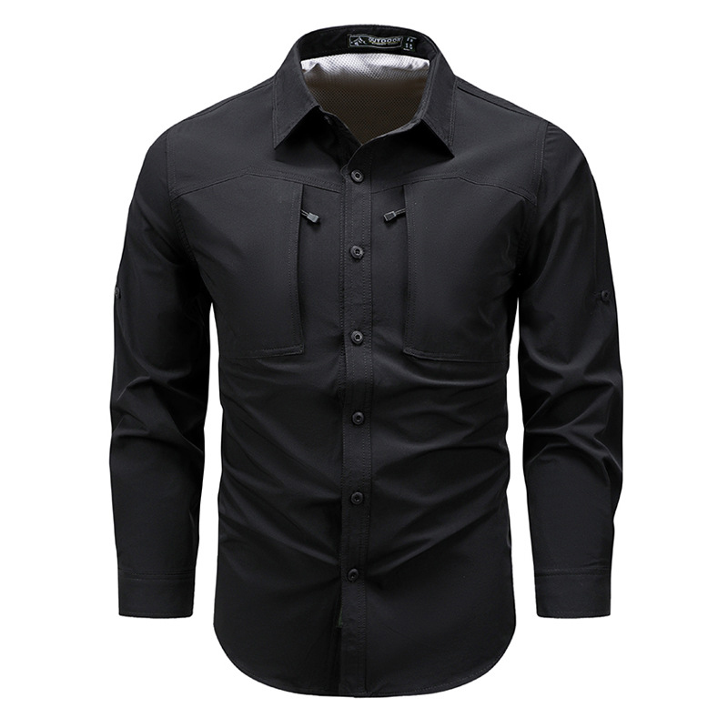 Kemeja Kargo Lengan Panjang Pr - Tactical Military Shirt Cargo ulasan dan harga